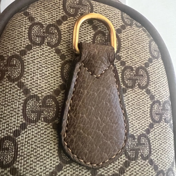 Gucci tan leather with monogram canvas - Picture 5 of 14